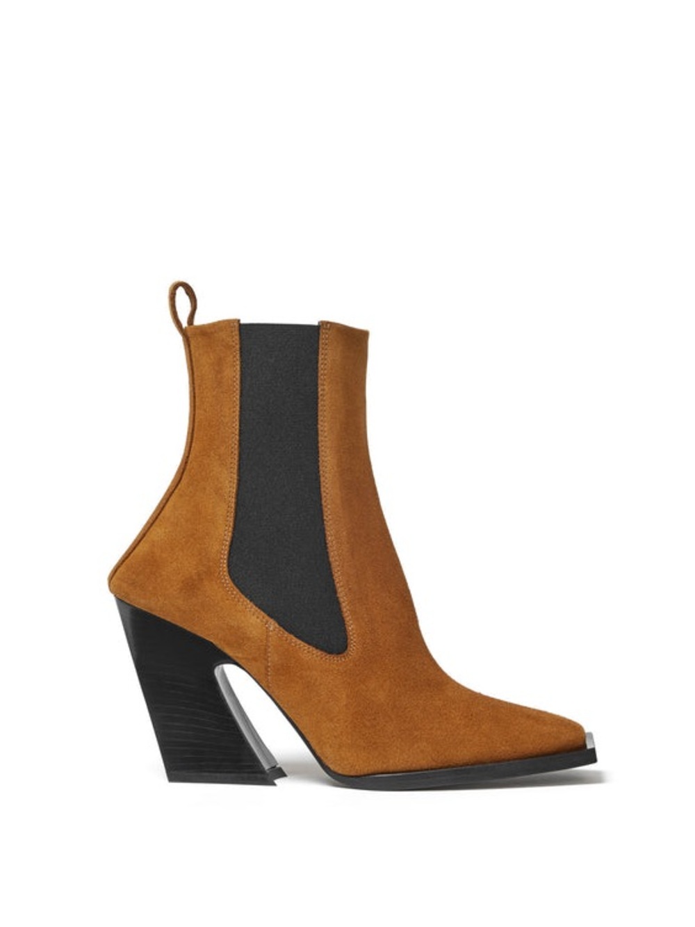 NIB Brandon Blackwood Ani Boots in Cognac Suede  - Size 38/US 7.5